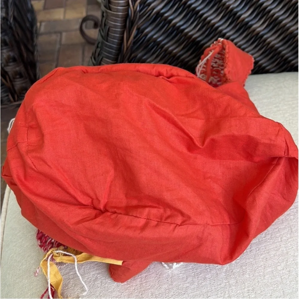 FREE PEOPLE Northbound Hobo Crochet Bag Cotton Stripe Multicolor Crossbody - Picture 10 of 16